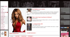 Desktop Screenshot of divatportal.hu